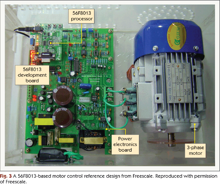 A 56F8013-based motor control reference design from Freescale.